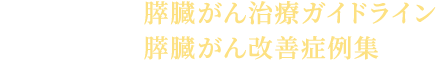 医師監修 膵臓がん治療ガイドライン 膵臓がん改善症例集